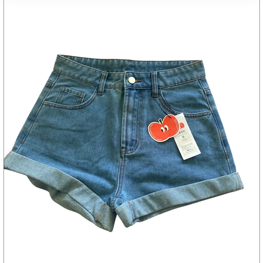 Cider denim shorts NWT